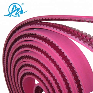 AIMAI personnalisé ajouter rouge en caoutchouc revêtement ATK10 + 3 <span class=keywords><strong>t</strong></span> rouge courroie de distribution industrielle ceinture - Product Image 5