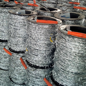 3KGS-50kgs 50 kg 500 mét 1000 mét trang trại giá rẻ nhúng nóng mạ kẽm hàng rào dây thép gai lưới Chiều dài giá mỗi cuộn để bán - Product Image 5