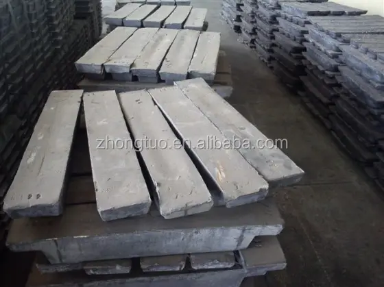 2024 new year factory hot on sale Remelted lead ingots ( Pb 99,97% )