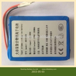 Akku <span class=keywords><strong>3</strong></span>,7 v 1600 mah li-ion akku mit der Größe 355585 5.92wh für kameras - Product Image 5