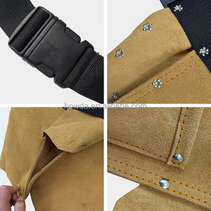 Heavy Duty <strong>Leather</strong> <strong>Tool</strong> Belt Handyman <strong>Tool</strong> Belt <strong>Pouch</strong> - Product Image 4