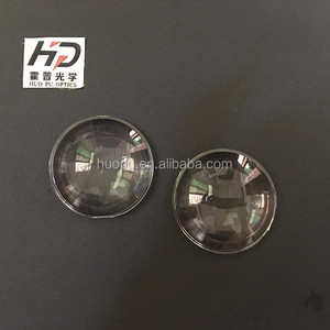 dongguan wholesale diameter 38mm focal length 35mm acrylic biconvex lens for 3D VR cardboard box