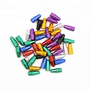 Mixte couleur Anodisée Style Français Valve Presta Bouchons <span class=keywords><strong>de</strong></span> Valve - Product Image 1