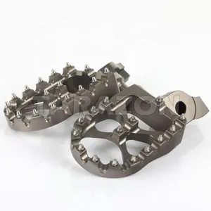 Titanium CNC aluminum foot pegs for Suzuki RMZ250 dirt bike parts