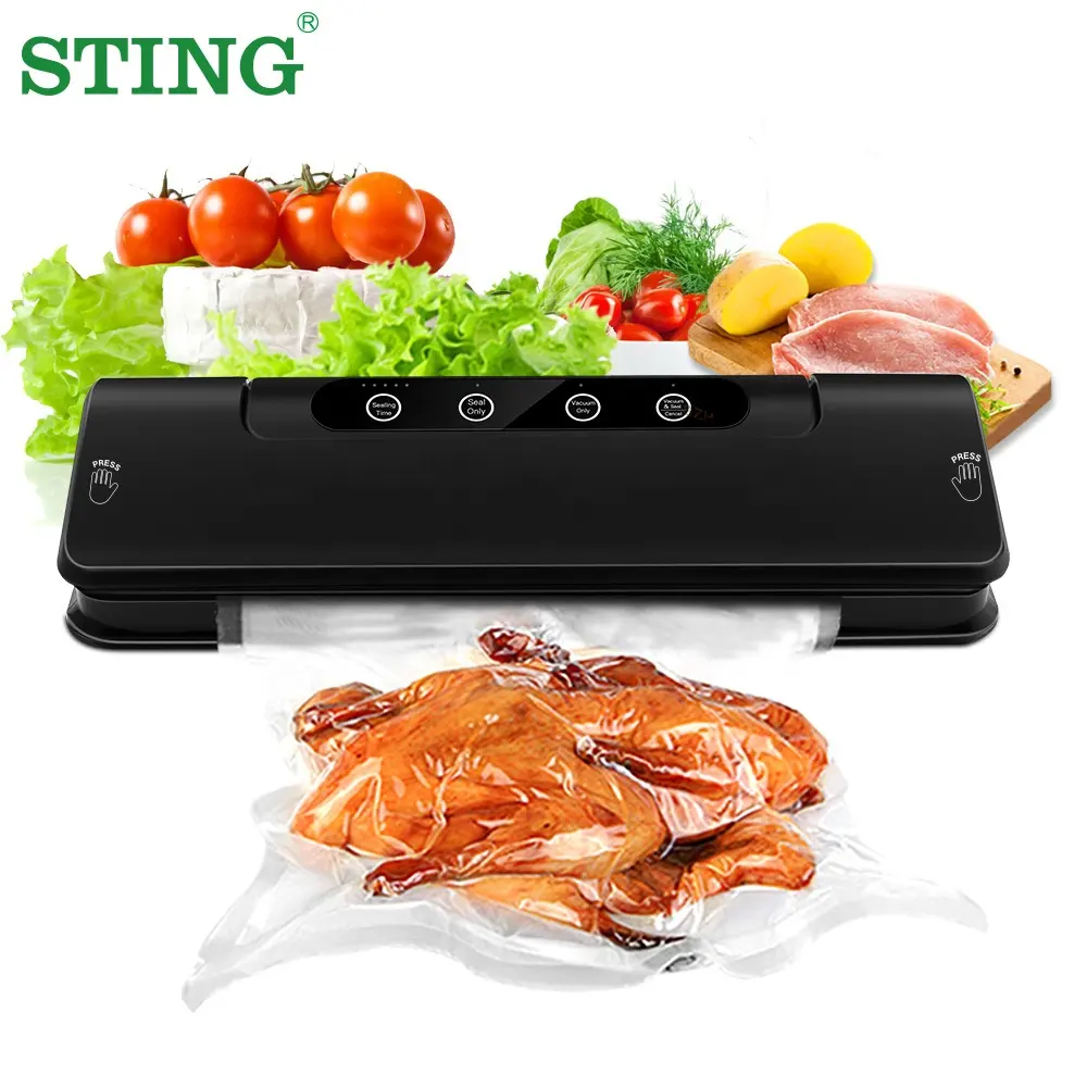 Highest Rated Hand Held Sous Vide Home Food Vacuum Sealer For Bottle Clothes Meat