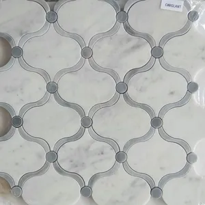Italia grigio piastrelle bali chevron mosaico mattonelle della parete interna di stile Europeo