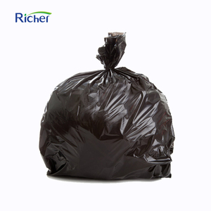 different size biodegradable black garbage bag trash bag bin liner on roll