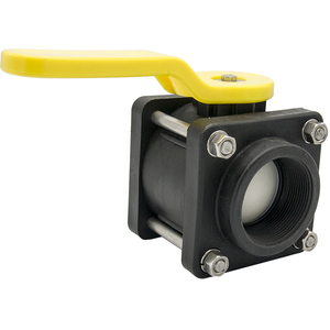 2"customized Injection Mould Plastic Ball Valve Ball 4 <strong>Bolt</strong> - Product Image 2