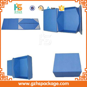 Personnalisé recyclé pliant paper box, Pas <span class=keywords><strong>cher</strong></span> emballage boîte avec logo - Product Image 1