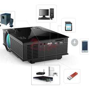 Máy Chiếu UNIC UC46 Lên Đến Uc68 Chất Lượng Tốt <span class=keywords><strong>LCD</strong></span> LED Máy Chiếu Di Động Mini Với Độ Phân Giải 800*480 - Product Image 3