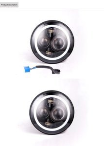 7 pouces Auto <span class=keywords><strong>Phare</strong></span> Conduite Lumières Projecteur Blanc Anf Jaune DRL Haut Bas Faisceau <span class=keywords><strong>Led</strong></span> Phares Haute Puissance <span class=keywords><strong>Led</strong></span> Auto Phares - Product Image 4