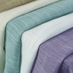 Vente chaude Simple Pur Couleur Et Assombrissant <span class=keywords><strong>Coton</strong></span> <span class=keywords><strong>Lin</strong></span> Rideaux Pour Salon - Product Image 5