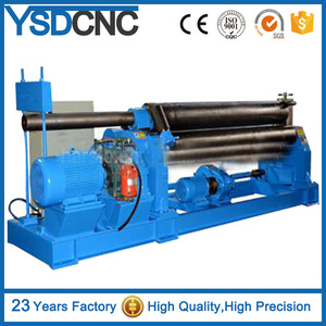 Manuel machine à rouler les plaques et tuyaux en acier inoxydable machine à rouler W11S-6x2000 - Product Image 2