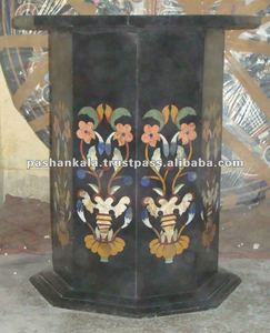 Support de table en marbre noir - Product Image 1