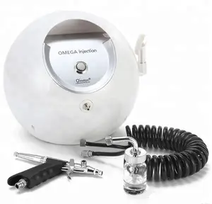Portátil Jet Peel agua oxígeno cámara de oxígeno hiperbárico rejuvenecimiento de la piel oxígeno estiramiento facial máquina RF