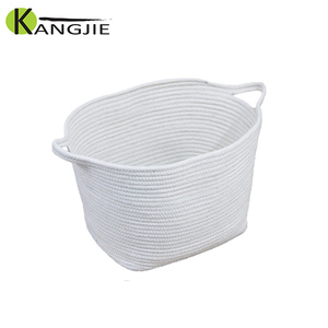 Handmade Garment Storage Cotton Rope Baby Laundry Basket