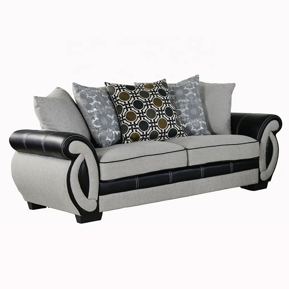 UK hot koop 3 zits hoge kwaliteit moderne stof sofa liefde zetels en sofa modern living sofa set met sleek tailoring