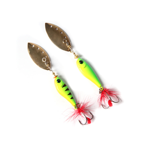13g 17g 19g 22g di acqua salata piombo pesce esca lungo casting spinner bait lama piuma di coda - Product Image 4