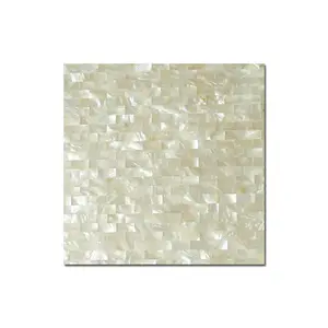 nature mother of pearl Capiz Shells White Rectangle Mosaic tile