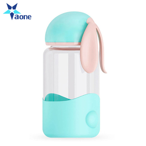 Bouteilles d'eau scolaires en forme de lapin pour enfants, étudiants, enfants, <span class=keywords><strong>gourde</strong></span> mignonne, bouteilles de sport, bouteille de boisson, shaker - Product Image 4