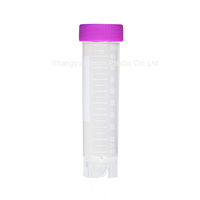 Laboratoire en plastique 50ml tube à centrifuger conique avec ISO9001