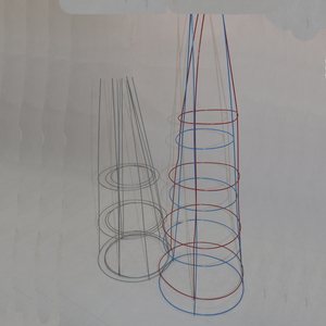Cage à tomates ronde en fil d'acier galvanisé de 54 pouces - Product Image 1