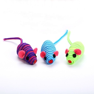 Giocattoli del gatto fasce di cuoio mouse può tirare colorato scelte tra cui fruscio prodotti per animali domestici - Product Image 5