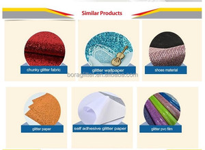 Tissu en cuir pailleté de couleur en gros <span class=keywords><strong>Bora</strong></span> PU pour la fabrication de matériaux muraux pour sac chaussure vêtements - Product Image 6