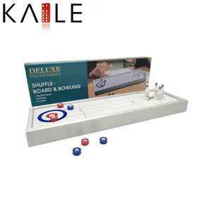 2 In 1 Aluminium Mini Tabletop Game/ Indoor Bowling Game Set