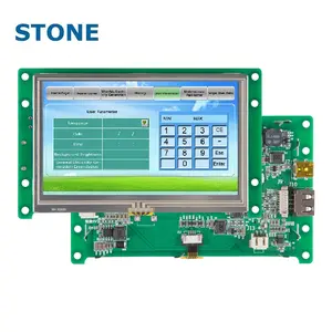 4.3 pouce 800*272 Lisible en plein soleil TFT LCD Écran Avec Contrôleur Tactile Et Interface Série