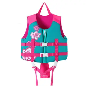 Water sports safe life vest floating neoprene children life vest