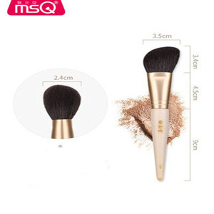 MSQ BYT serie di lusso pennelli per il trucco singolo angolo XGF capelli di capra Blush Kit di alta qualità con manico in legno per le guance - Product Image 3