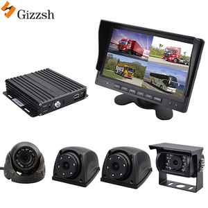 Top Bán 7Inch Màn Hình 4 Kênh Camera Xe Tải MDVR Video <span class=keywords><strong>Recorder</strong></span> Xe DVR Với 4 Camera Kit - Product Image 3