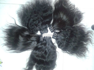 High Quality Indian Virgin Remy Hair Extensions Natural Color Human Hair Machine Double Weft Shed-Resistant Soft Shiny Hair - Product Image 4