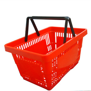 Siêu Thị Vải Xử Lý Giỏ Mua Sắm Nhựa Mang Giỏ Mua Sắm - Product Image 1