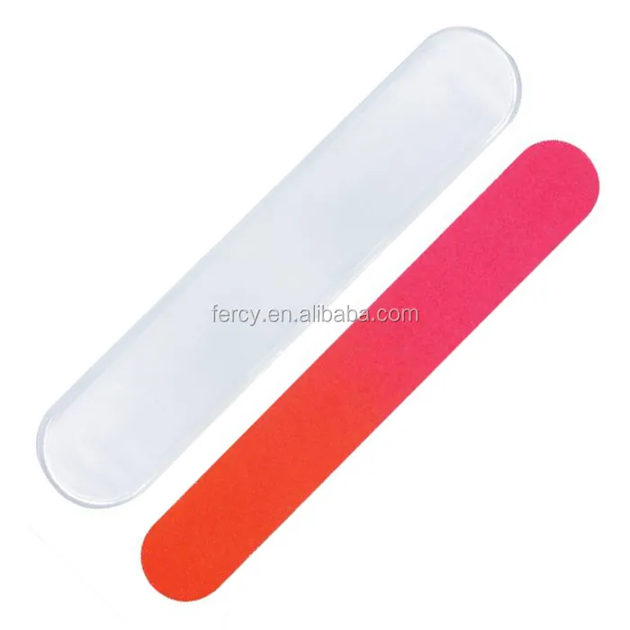 Promotionele 5 inch Nagelvijl met Transparante Plastic Case