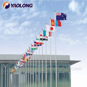 Mastro de Bandeira Galvanizado a Quente Yaolong 6M 8M 15M em Aço Inoxidável para Exterior, à Prova de Ferrugem - Product Image 2