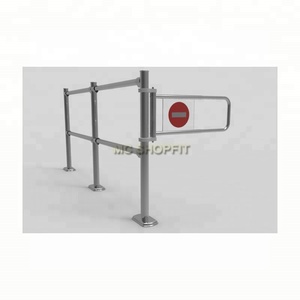 Puerta abatible y torniquete automáticos de la puerta de la barrera del supermercado de la seguridad electrónica de la inducción - Product Image 2