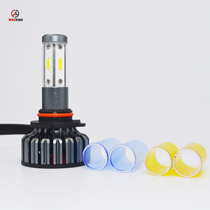 Weiyao gros V18 9005 4 côtés csp led phare de voiture jaune blanc bleu led auto éclairage avant - Product Image 1
