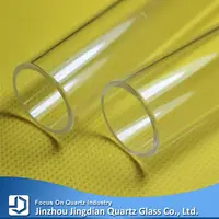 JD Clear Heat Resistant Silicate Glass Quartz Tube