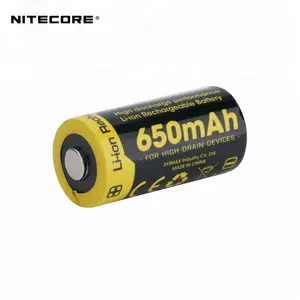 Nitecore NL166 RCR123A High entladung leistung Li-lon Rechargeable 650mAh 3.7v 2.4wh batterie
