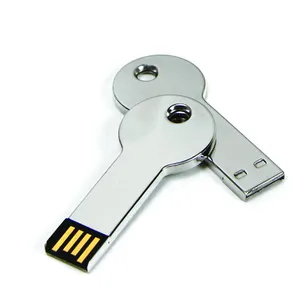 Promotional Gifts For Pharmacy Round Long USB Key 128GB Stainless Steel USB Drives