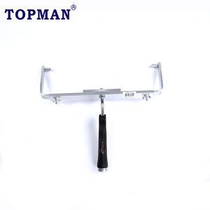 12-18 pouce en <span class=keywords><strong>aluminium</strong></span> double bras réglable rouleau de peinture cadre fabricant brosse titulaire - Product Image 1