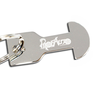 Werbeartikel gravierter Schlüsselformhalter als Premium-Werbegeschenk - Product Image 1