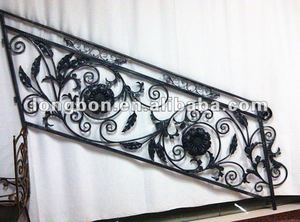 Rampe d'<span class=keywords><strong>escalier</strong></span> moderne en <span class=keywords><strong>fer</strong></span> <span class=keywords><strong>forgé</strong></span>, best-seller 2015, design polyvalent pour l'extérieur, utilisable sur les balcons, les escaliers, les villas, les centres commerciaux - Product Image 5