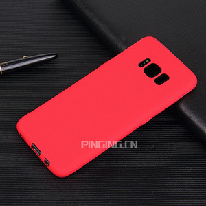 Custodia in tpu Ultra sottile color caramella opaca cover posteriore in silicone solido per <span class=keywords><strong>Samsung</strong></span> <span class=keywords><strong>Galaxy</strong></span> S8 S9 S10 S20 <span class=keywords><strong>S21</strong></span> S22 S23 Ultra <span class=keywords><strong>Plus</strong></span> - Product Image 2