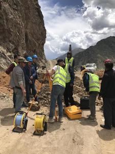 การก่อสร้าง Foundation Pile ไร้สาย Ultrasonic Tester Pile คุณภาพระบบ <span class=keywords><strong>Soinc</strong></span> Pile Integrity ระบบ - Product Image 4