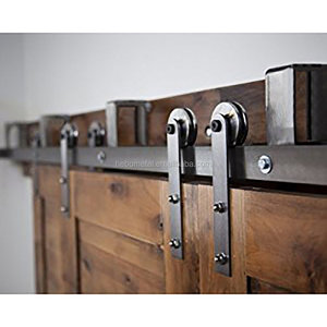 <span class=keywords><strong>Coulissante</strong></span> Quincaillerie De <span class=keywords><strong>Porte</strong></span> De Grange En Bois Kit Placard <span class=keywords><strong>Coulissante</strong></span> Galet Cintres pour Unique <span class=keywords><strong>Porte</strong></span> Ronde En Forme - Product Image 3