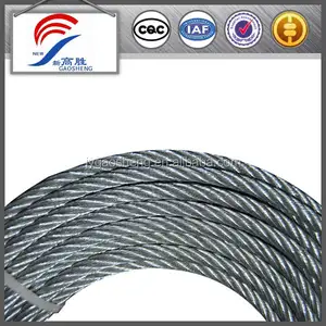 6x19 + fc 8mm 스테인리스 철사 밧줄 - Product Image 5