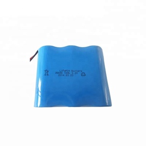LiFePO4 Oplaadbare Batterij 3.2V 10Ah 1S3P 3 26650-3300Mah Cellen Custom Batterij Pack Met 2 Draden - Product Image 3